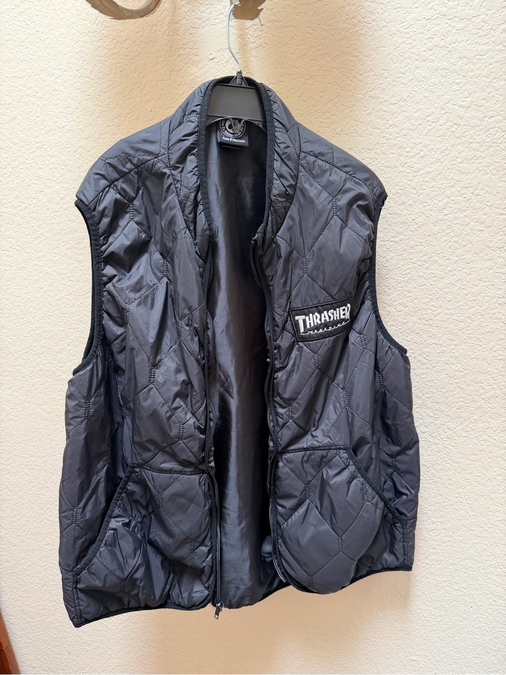 Thrasher Magazine Logo Quilted Vest